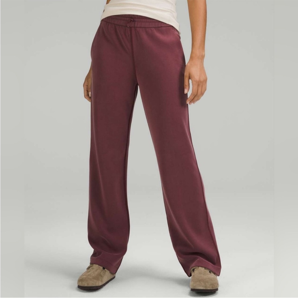Lululemon Softstreme High-Rise Pant Red Merlot Sz 14